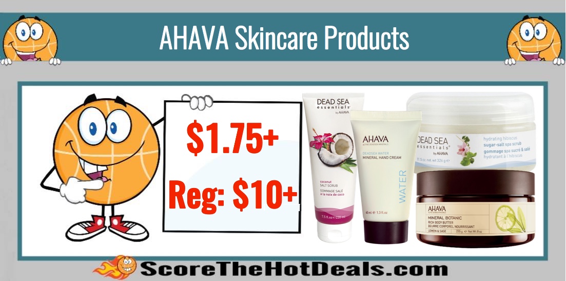 ahava skincare products