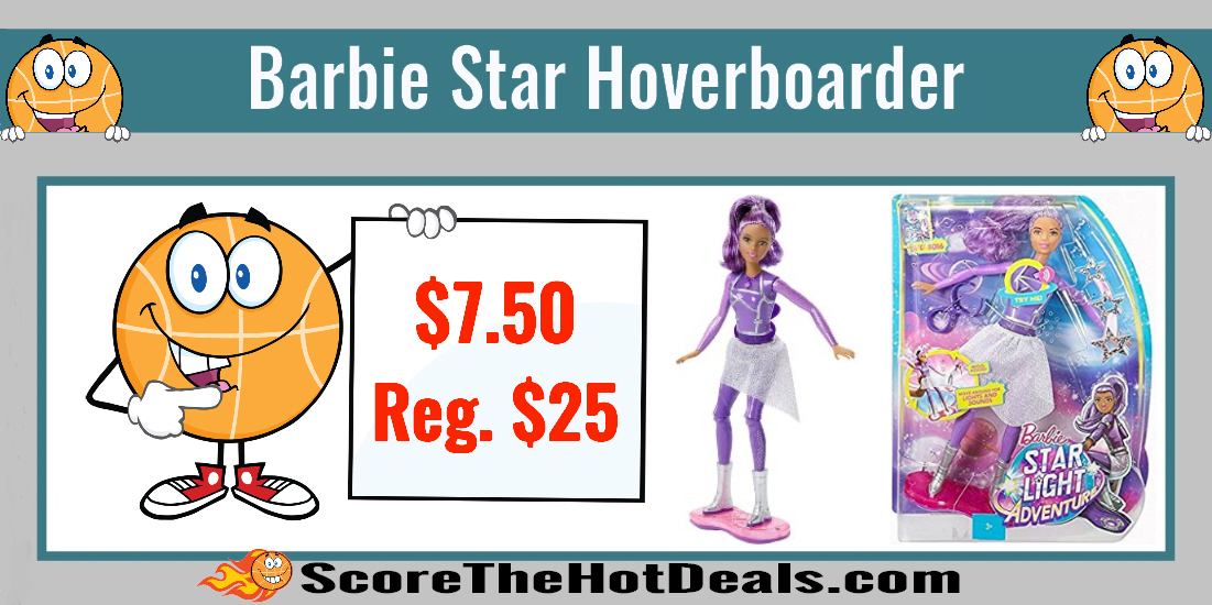 Barbie Star Light Adventure Lights & Sounds Hoverboarder