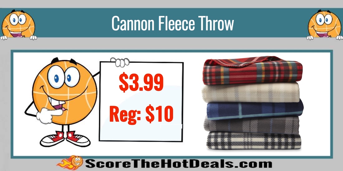 cannon fleece throw