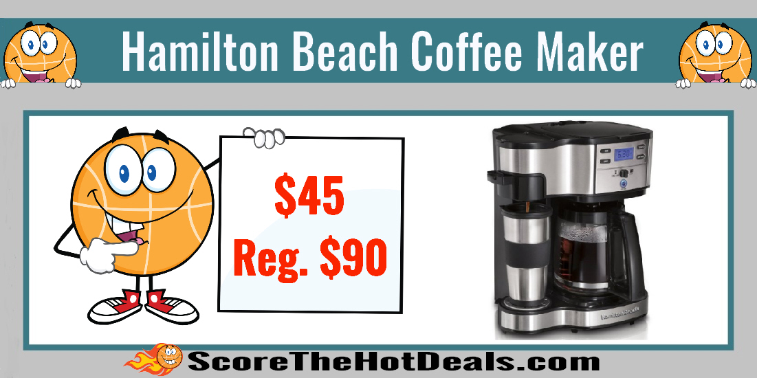 hamilton beach single serve and full pot coffee maker