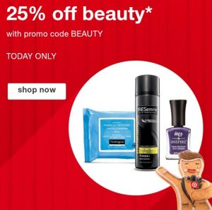 25% off beauty items