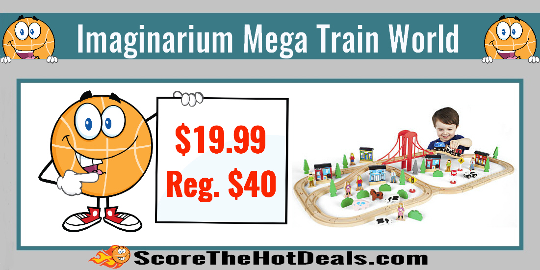 Imaginarium 80+ Piece Mega Train World