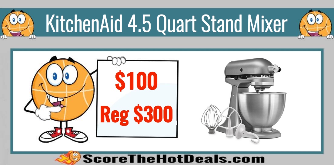 KitchenAid 4.5 Quart Stand Mixer