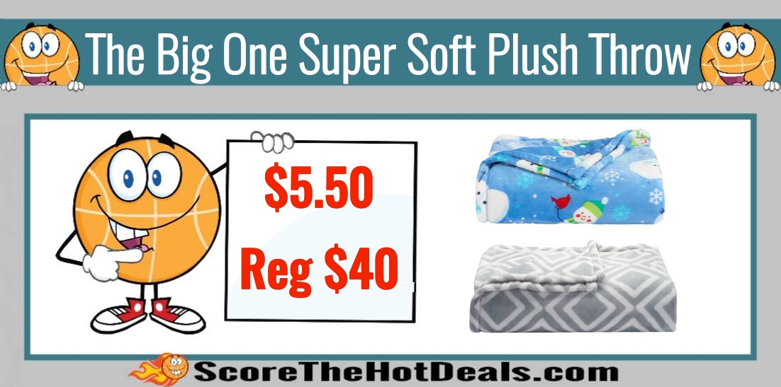 The Big One Super Soft Plush Throw