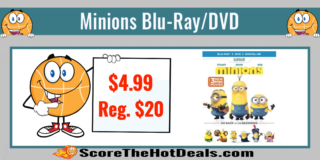 Minions Blu-Ray DVD