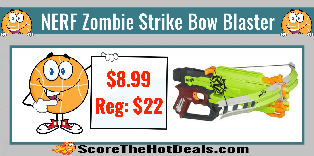 nerf zombie strike crossfire bow blaster