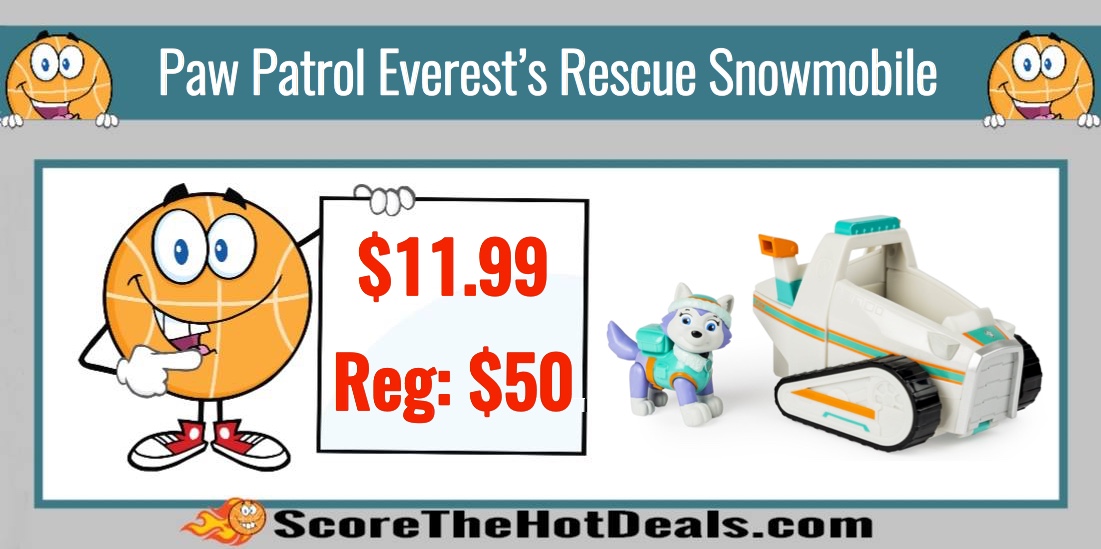 Paw Patrol Everest’s Rescue Snowmobile