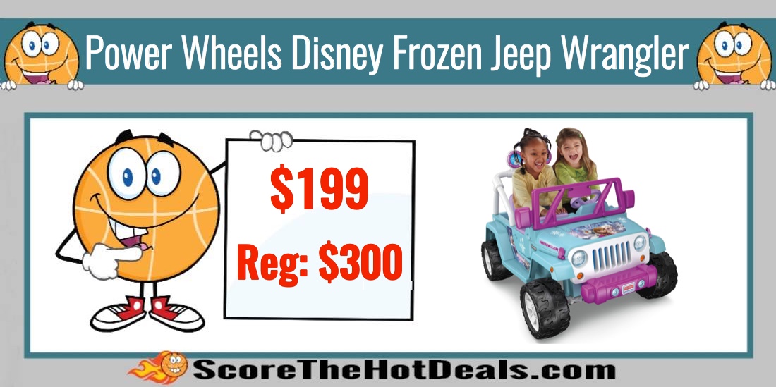 Power Wheels Disney Frozen Jeep Wrangler