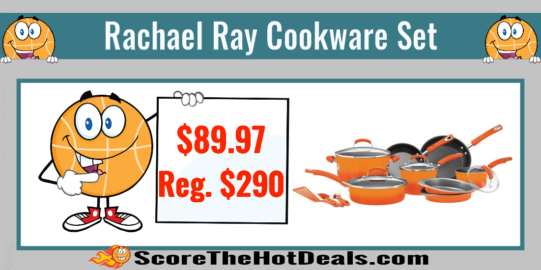 Rachael Ray 15-Piece Cookware Set