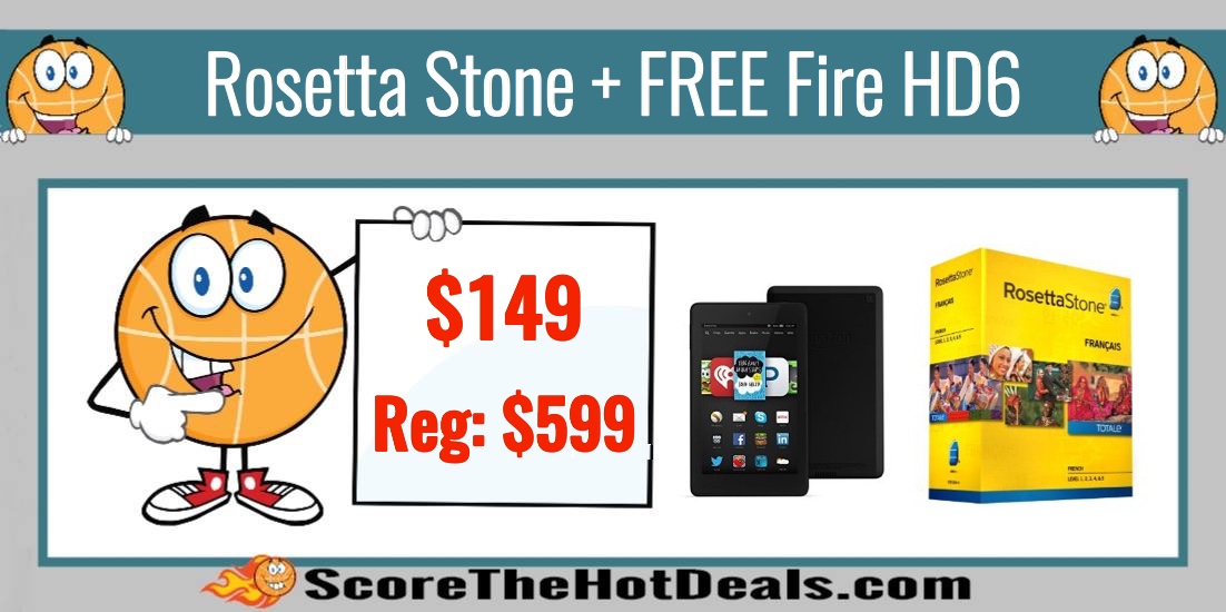 Rosetta Stone + FREE Fire HD6