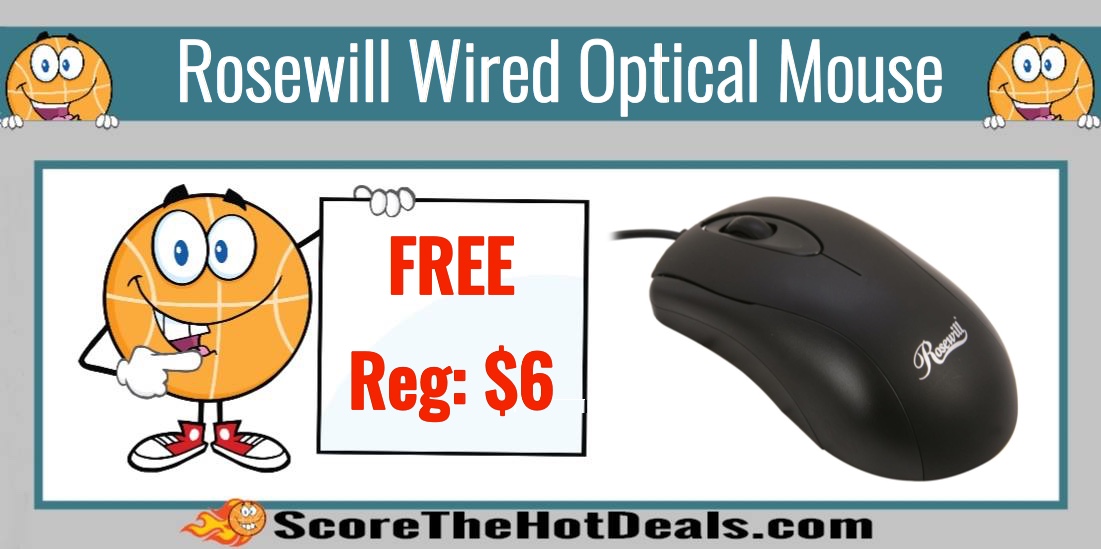 rosewill wired optical mouse