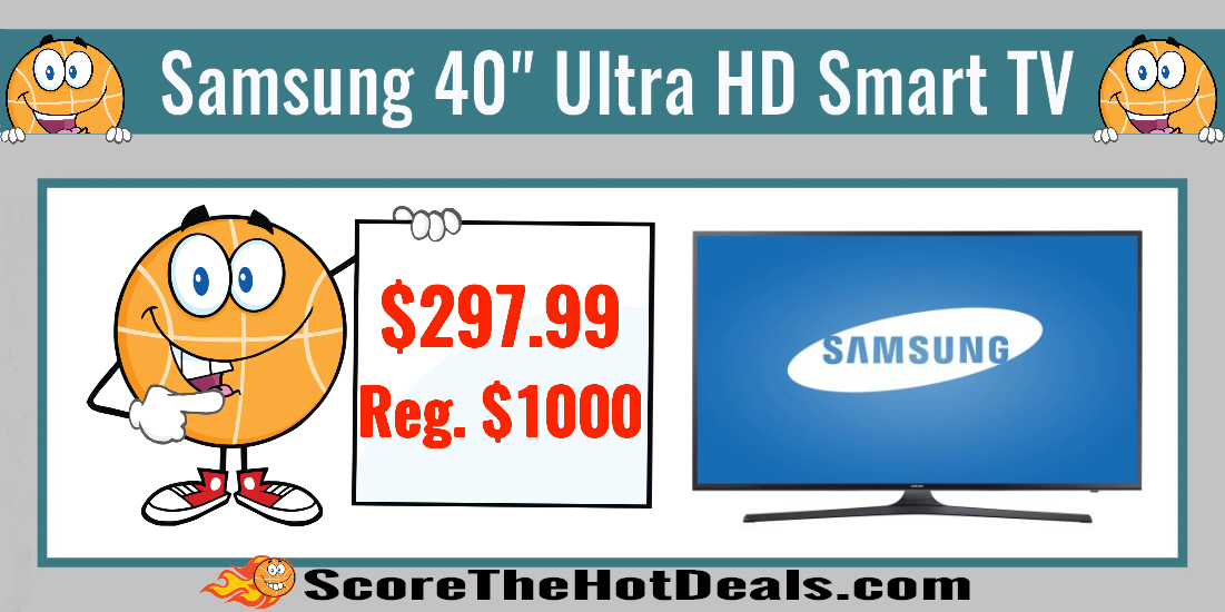 Samsung 40" Ultra HD Smart LED TV