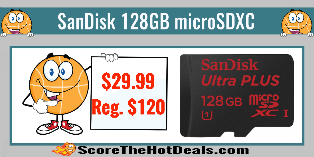 SanDisk 128GB microSDXC Memory Card