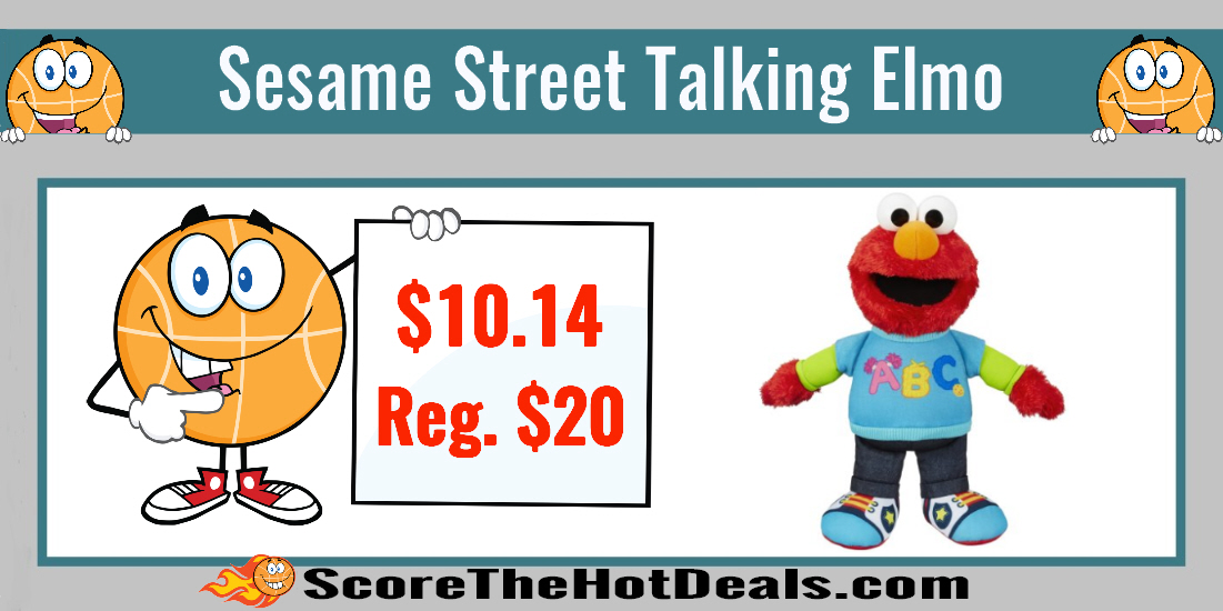 Sesame Street Talking ABC Elmo Figure