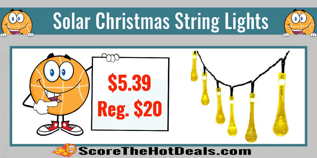 Solar Christmas String Lights