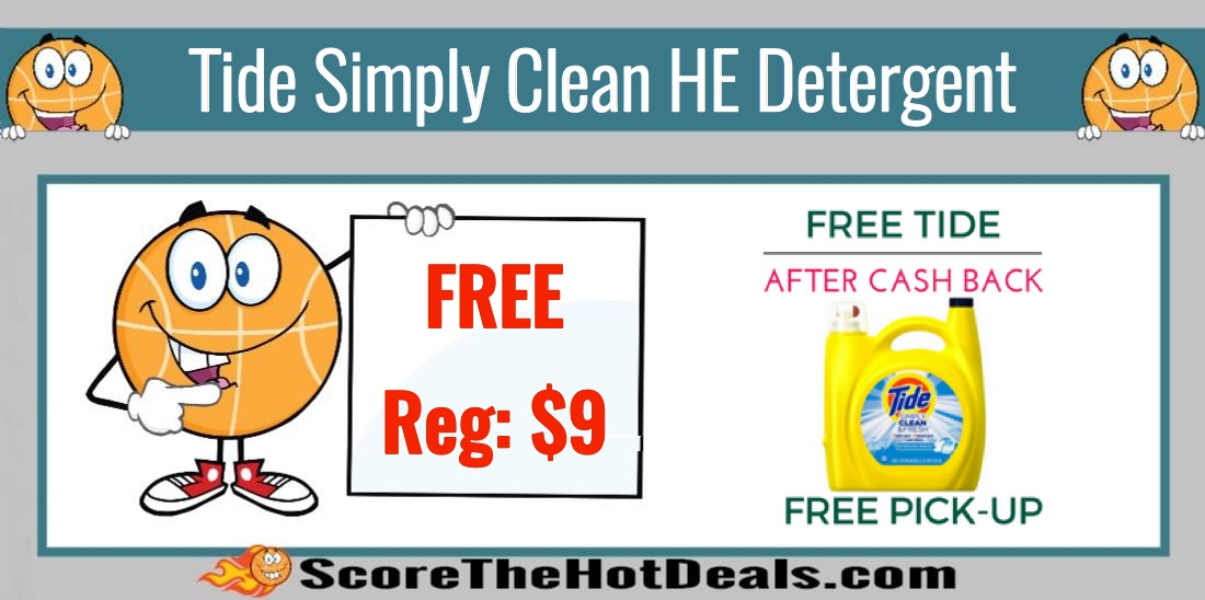 FREE Tide Simply Clean HE Detergent