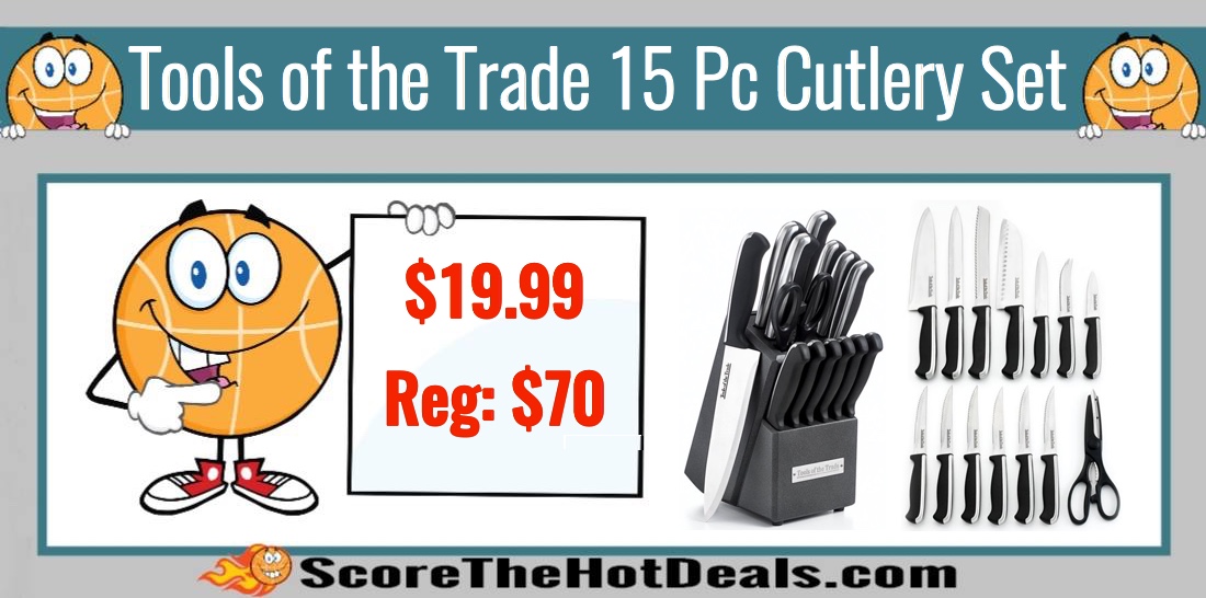 Tools of the Trade 15 Pc Cutlery Set