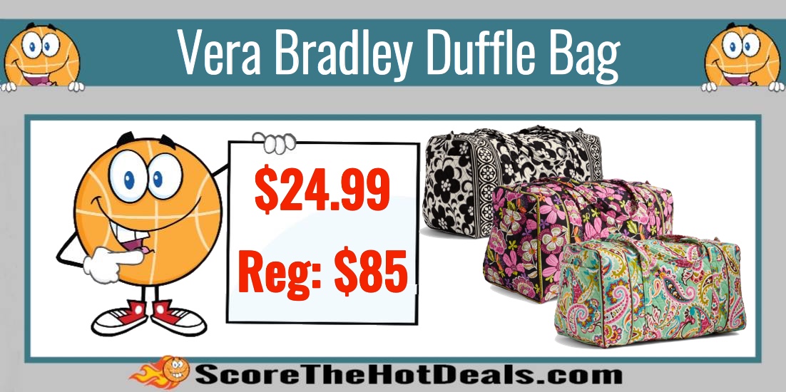 vera bradley large duffle bag