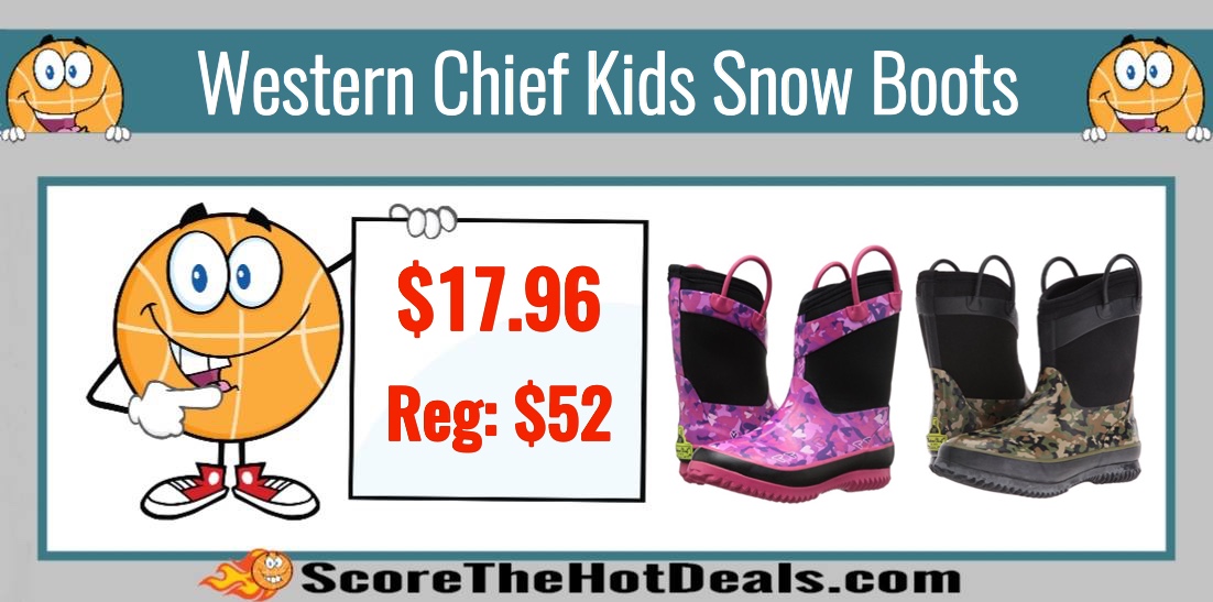 Western Chief Little Kids’ Neoprene Snow Boots
