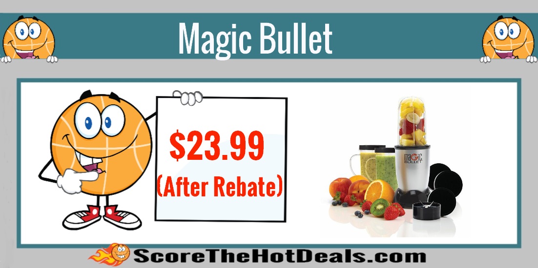 Magic Bullet 11 Piece Blending System - ONLY $23.99 (after rebate)!Magic Bullet 11 Piece Blending System