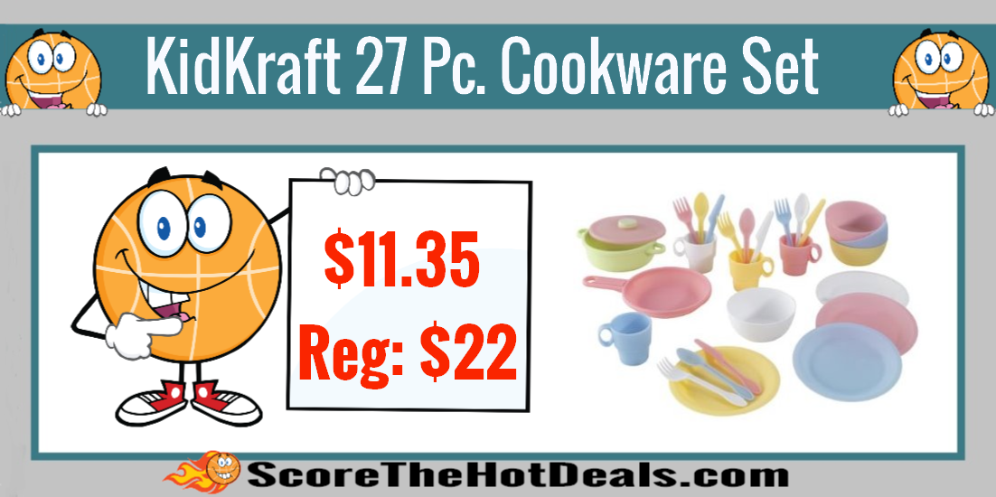 KidKraft 27 Piece Cookware Playset