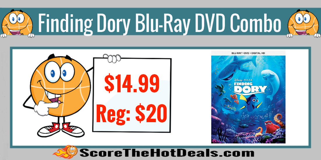 Finding Dory Blu-Ray Dvd Combo