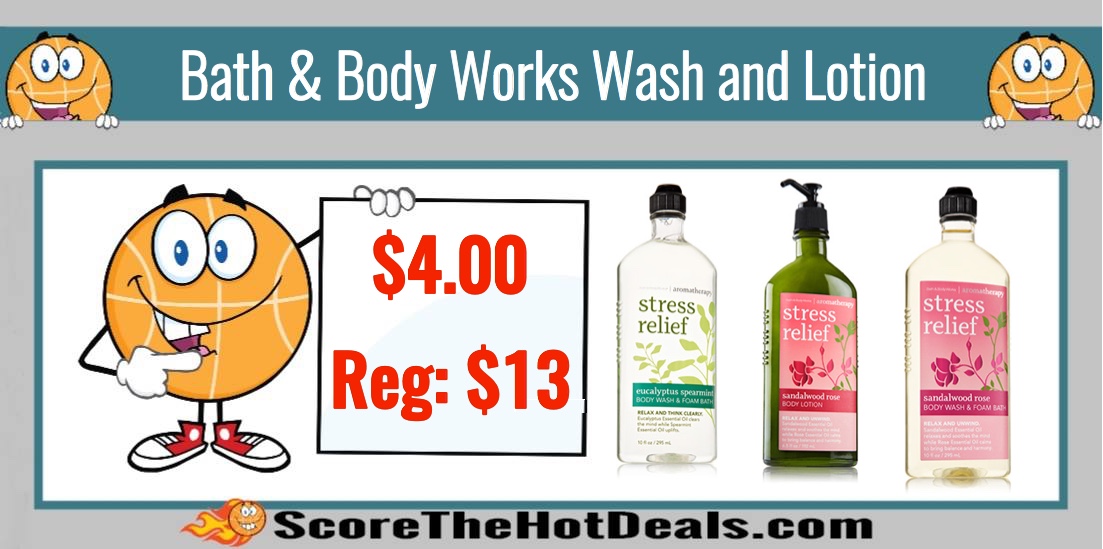 Bath & Body Works Aromatherapy Body Wash and Lotion
