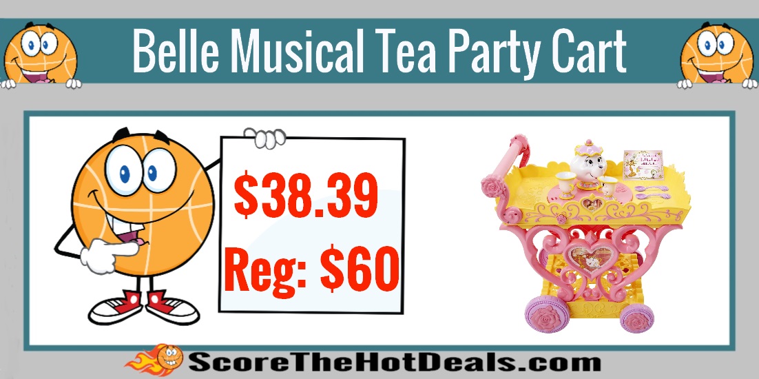 Disney Princess Belle Musical Tea Party Cart