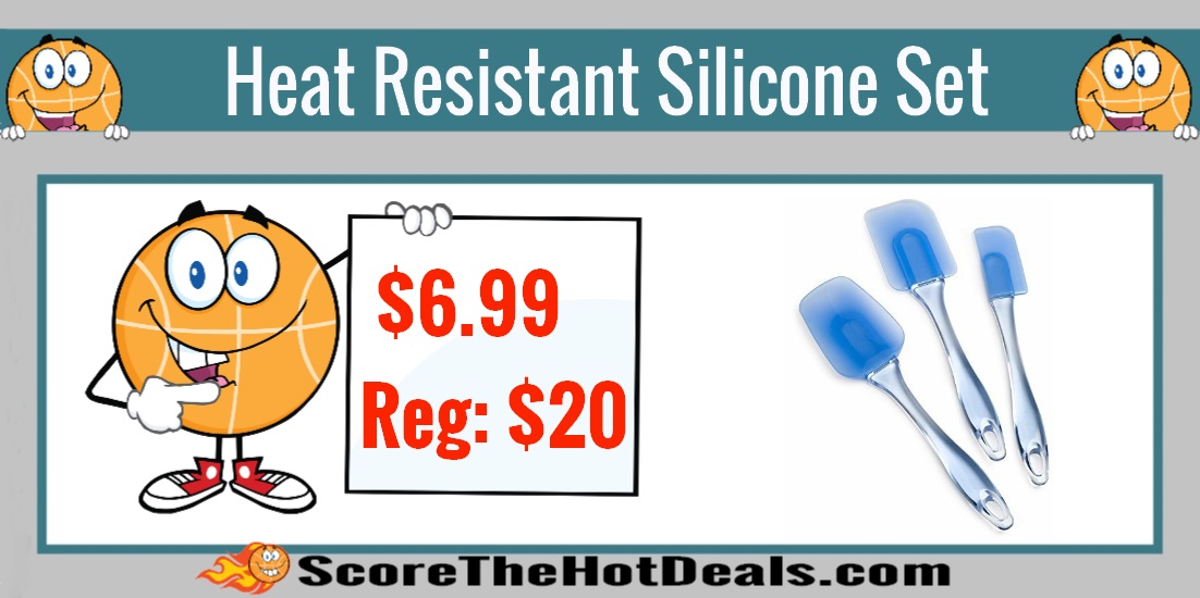 Heat Resistant Silicone Spatula Set