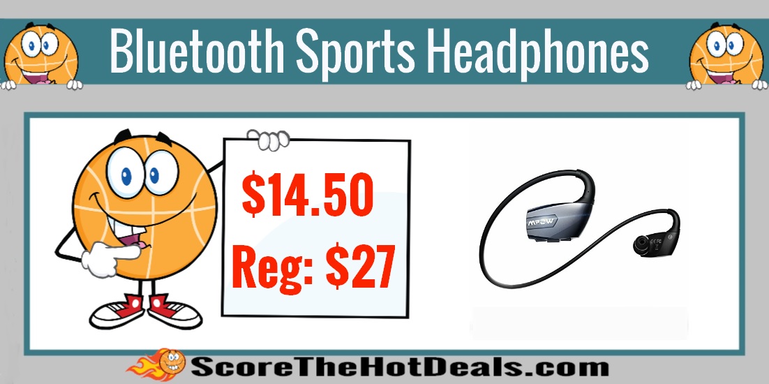 Lightweight Bluetooth Wireless Sports Headphones