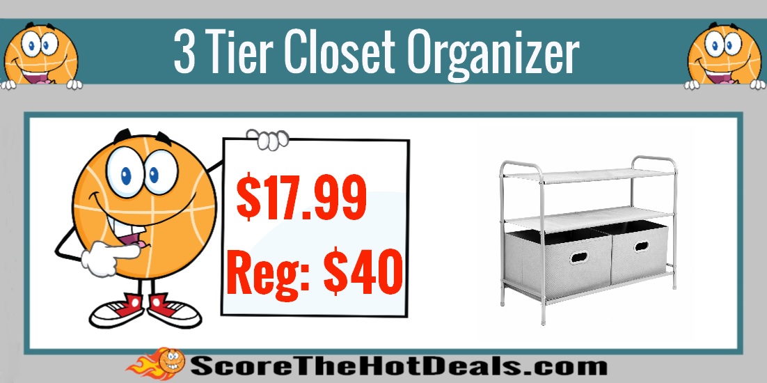 3 Tier Closet Organizer