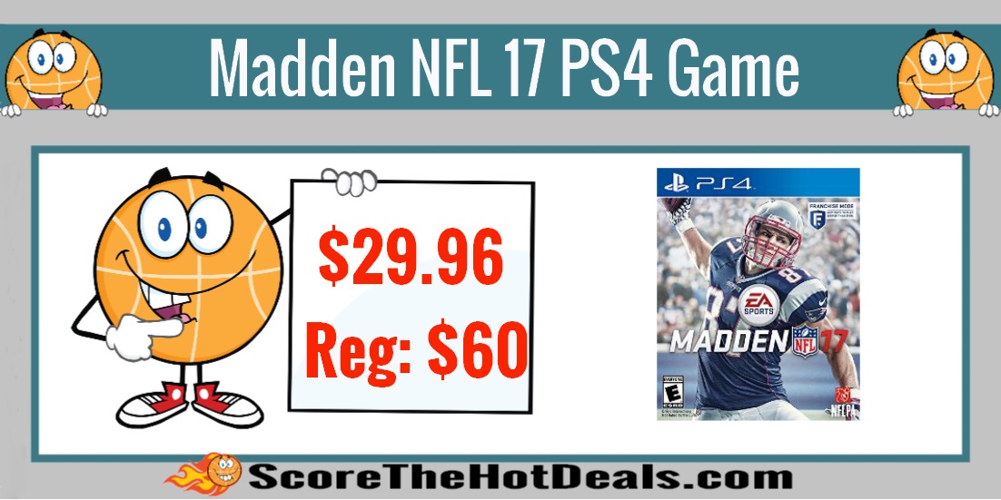 Madden NFL 17 PS4 Game