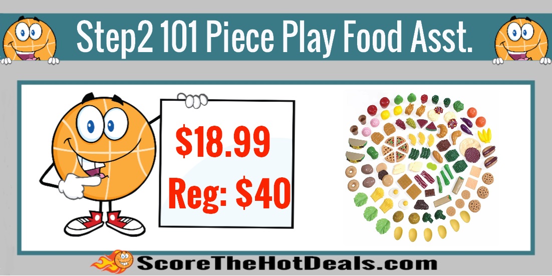 Step2 101 Piece Play Food Assortment