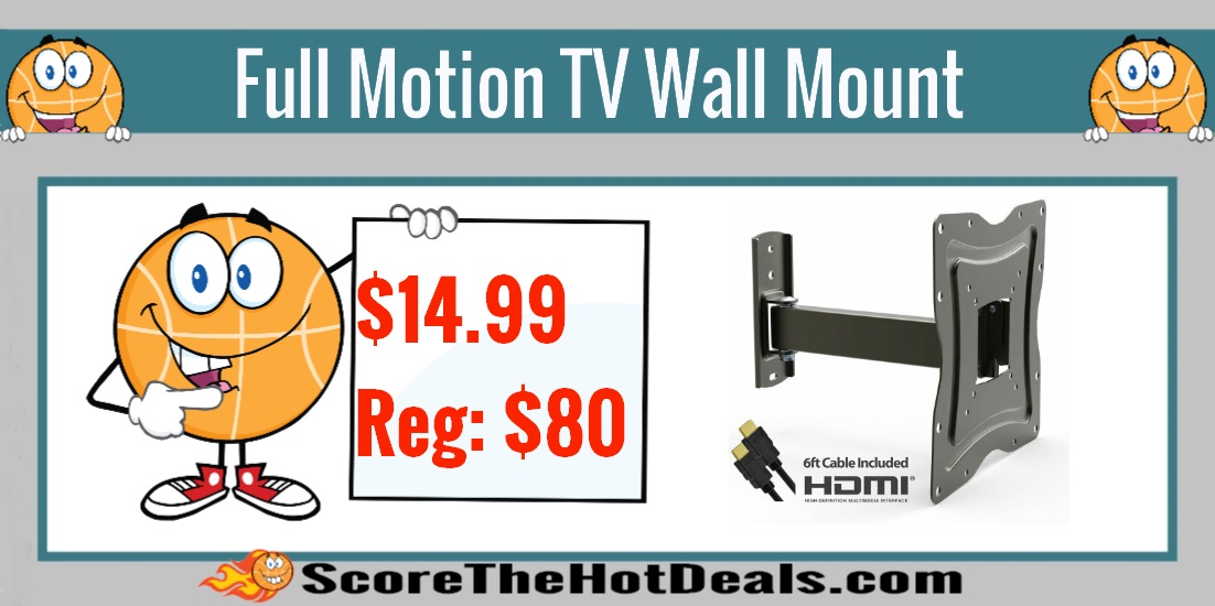 Full Motion TV Wall Mount