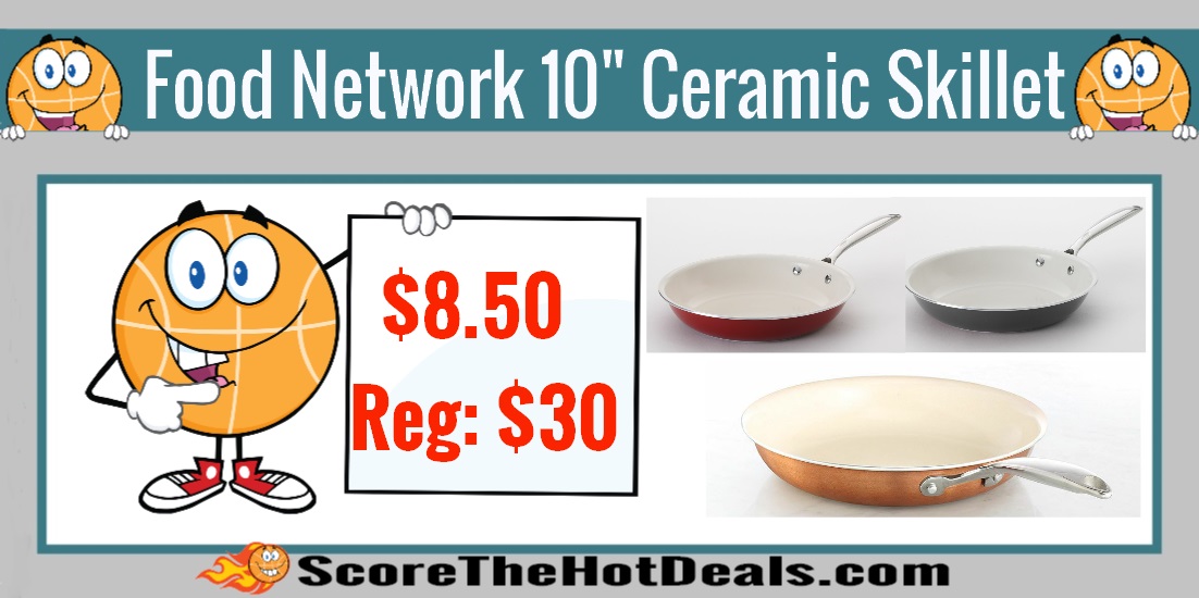 Food Network™ 10-in. Ceramic Nonstick Skillet 