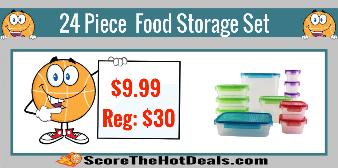 Airtight 24 Piece Food Storage Set