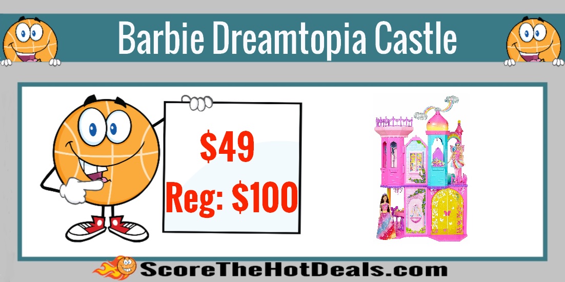 Barbie Dreamtopia Rainbow Cove Princess Castle Playset