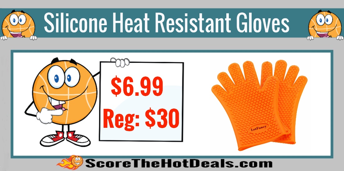 Silicone Heat Resistant Cooking Gloves