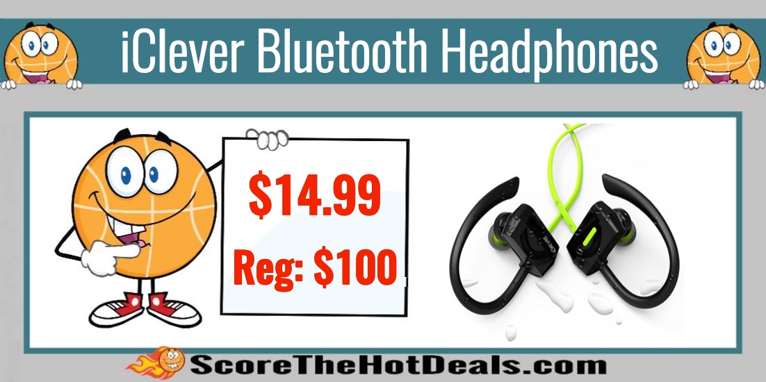 *HOT* iClever Bluetooth Headphones