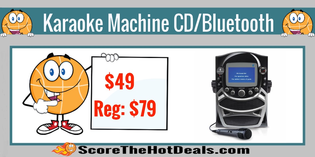 Karaoke Bluetooth/CD Singing Machine