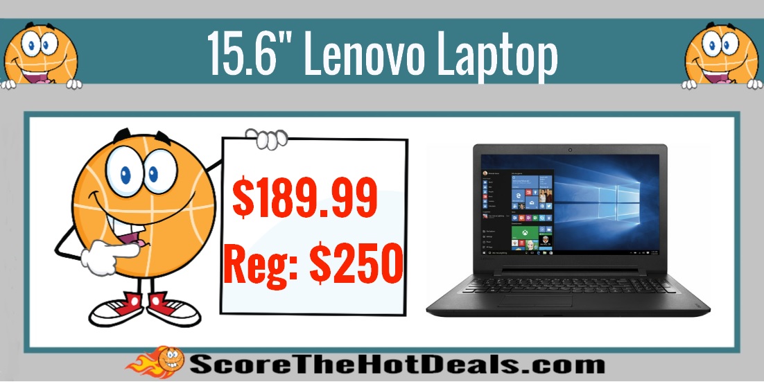 Lenovo 15.6" Laptop