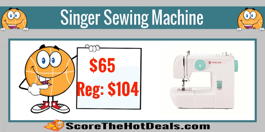 SINGER 1234 Sewing Machine - ONLY $65 (Reg: $104)! - Score The Hot Deals
