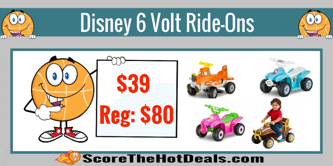 Disney 6 Volt Ride-Ons