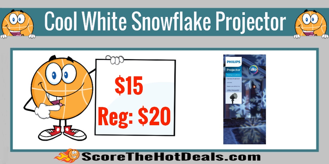 Philips Cool White Snowflakes Projector