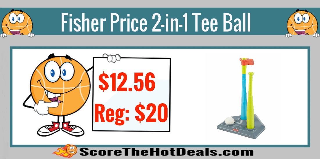Fisher-Price Grow-to-Pro 2-in-1 Tee Ball