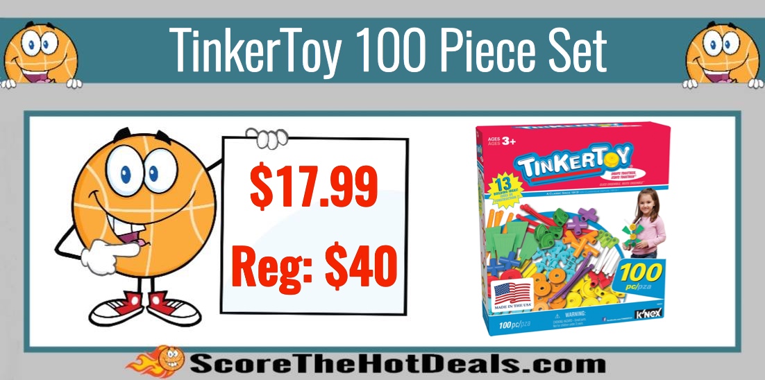 TinkerToy 100 Piece Essentials Value Set