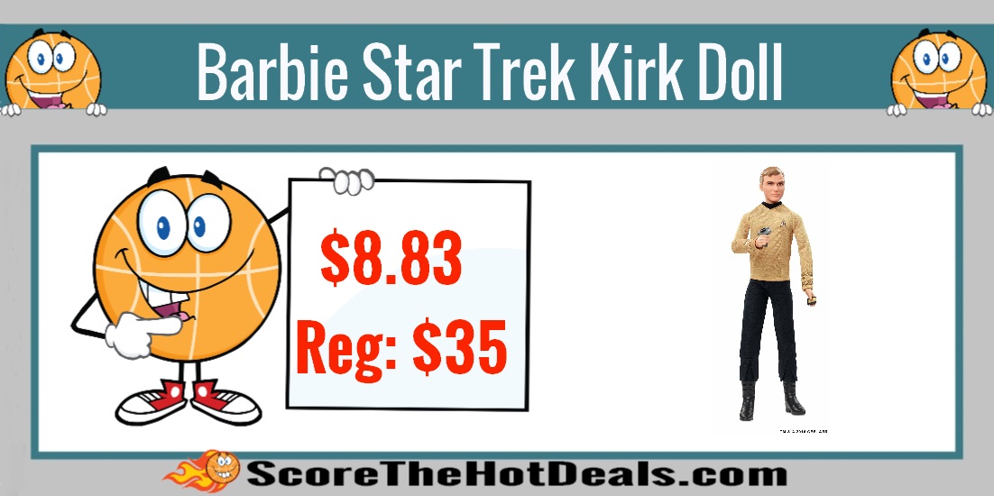 Barbie Star Trek 50th Anniversary Kirk Doll