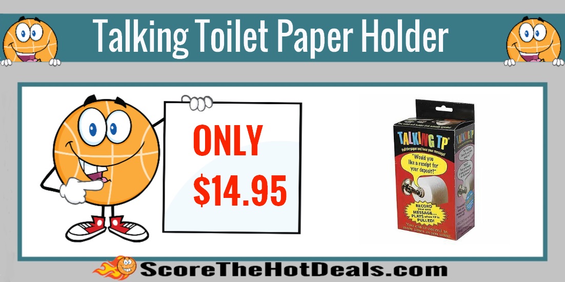Talking Toilet Paper Holder