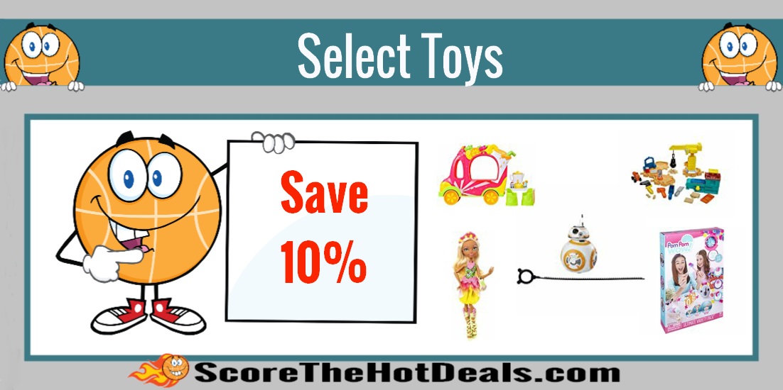 Save an Additional 10% Off Select Toys