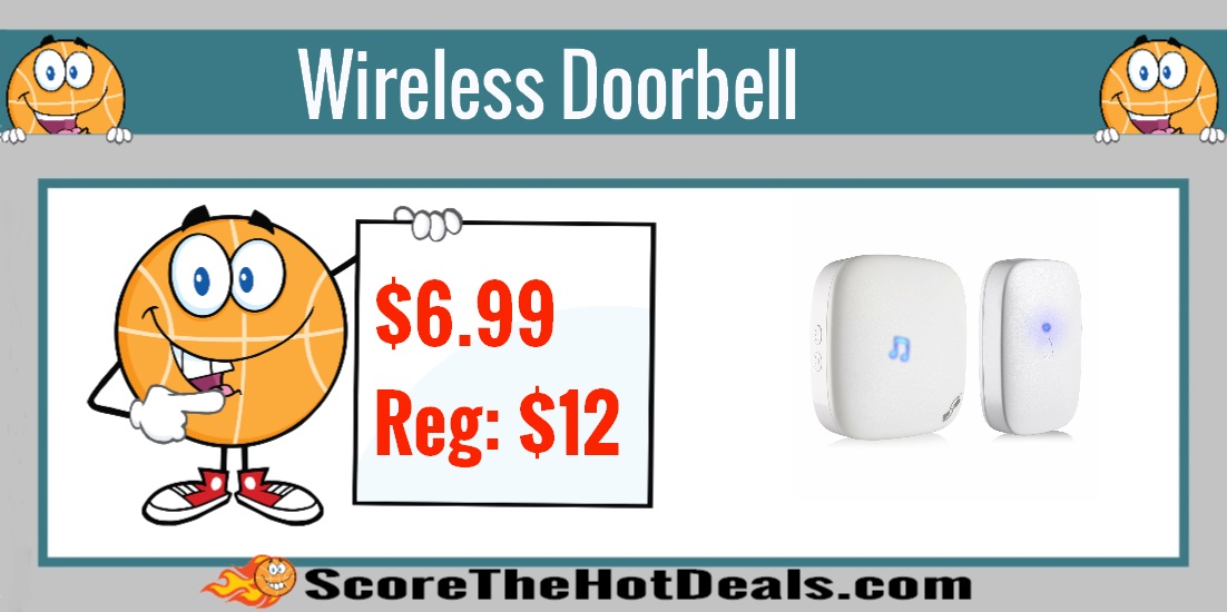 Wireless Doorbell With 50 Chimes